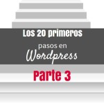 20 primeros pasos en Wordpress