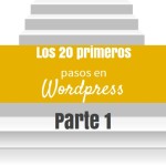 20 primeros pasos en wordpress