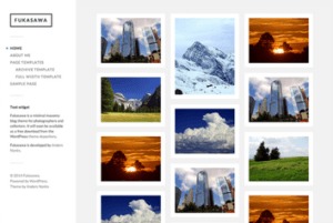 Los mejores themes gratuitos de WordPress: Fukasawa