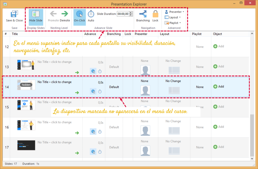 presentation explorer